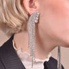 Culturesse Emilio Crystal Diamante Earrings
