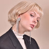 Culturesse Emilio Crystal Diamante Earrings