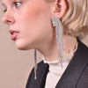 Culturesse Emilio Crystal Diamante Earrings