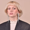 Culturesse Emilio Crystal Diamante Earrings