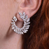 Culturesse Georgia May Crystal Diamante Earrings