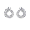 Culturesse Georgia May Crystal Diamante Earrings