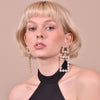 Culturesse Gianni Crystal Encrusted Diamante Earrings