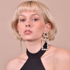 Culturesse Gianni Crystal Encrusted Diamante Earrings