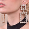 Culturesse Gianni Crystal Encrusted Diamante Earrings