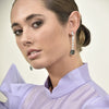 Culturesse Annalee Crystal Drop Earrings (Aegean)