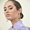 Culturesse Annalee Crystal Drop Earrings (Aegean)