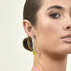 Culturesse Annalee Crystal Drop Earrings (Citrine)