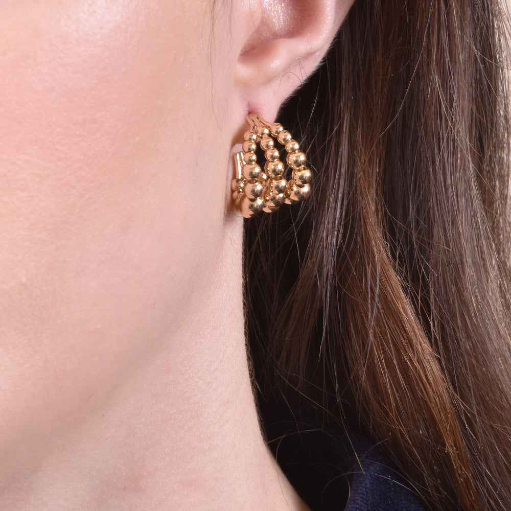 Culturesse Gianna Curved Beads Earrings