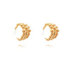 Culturesse Gianna Curved Beads Earrings