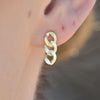 Culturesse Lucie Modern Muse Dainty Chain Earrings