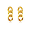 Culturesse Lucie Modern Muse Dainty Chain Earrings