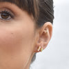 Culturesse Apricia Dainty Opal Stud Earrings