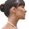 Culturesse Apricia Dainty Opal Stud Earrings