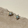 Culturesse Apricia Dainty Opal Stud Earrings