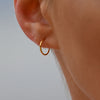 Culturesse Billie Dainty Padlock Mismatched Earrings