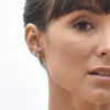 Culturesse Dawn Dainty Moon Opal Stud Earrings