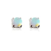 Culturesse Dawn Dainty Moon Opal Stud Earrings