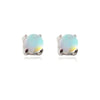 Culturesse Dawn Dainty Moon Opal Stud Earrings
