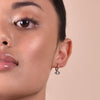 Culturesse Mantra Dainty Starburst Drop Earrings