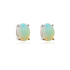 Culturesse Lumi Solid Opal Stud Earrings