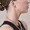 Culturesse Loki Minimalist U Huggie Earrings (Gold)