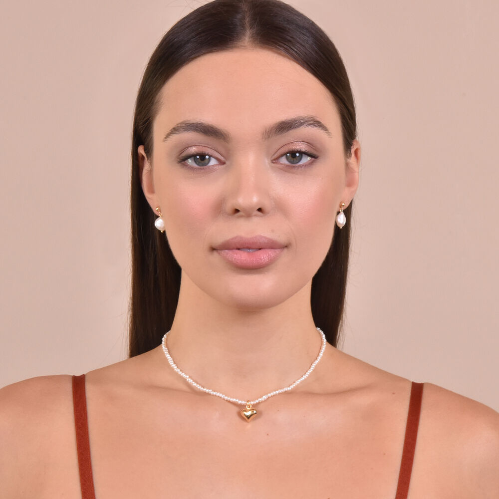 Culturesse Myla Freshwater Pearl Drop Earrings