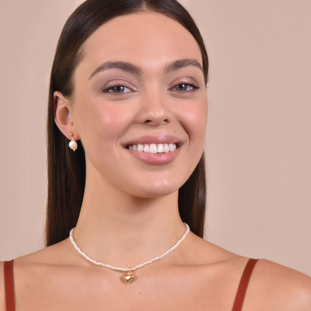 Culturesse Myla Freshwater Pearl Drop Earrings