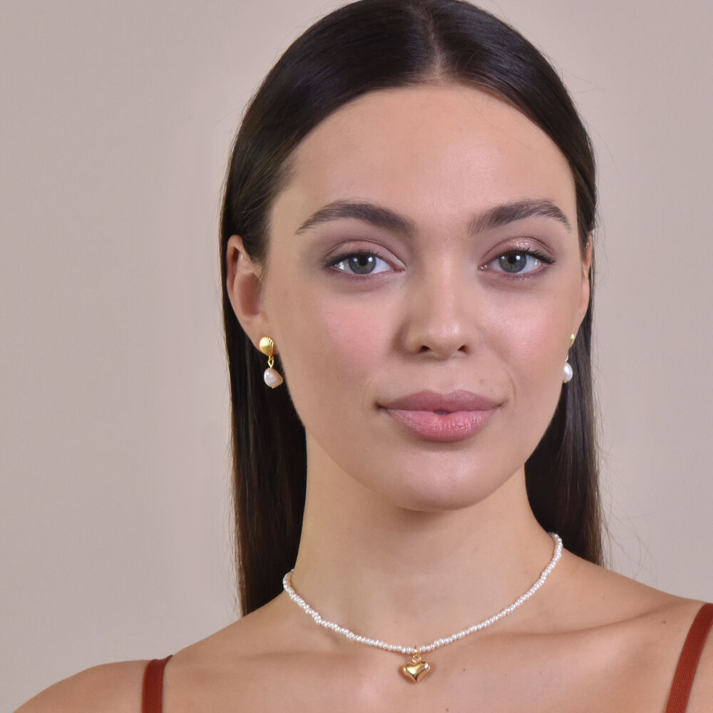 Culturesse Ada Dainty Pearl Drop Earrings