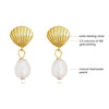 Culturesse Ada Dainty Pearl Drop Earrings