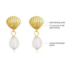 Culturesse Ada Dainty Pearl Drop Earrings
