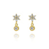Culturesse Aubree Gold Filled Star Earrings