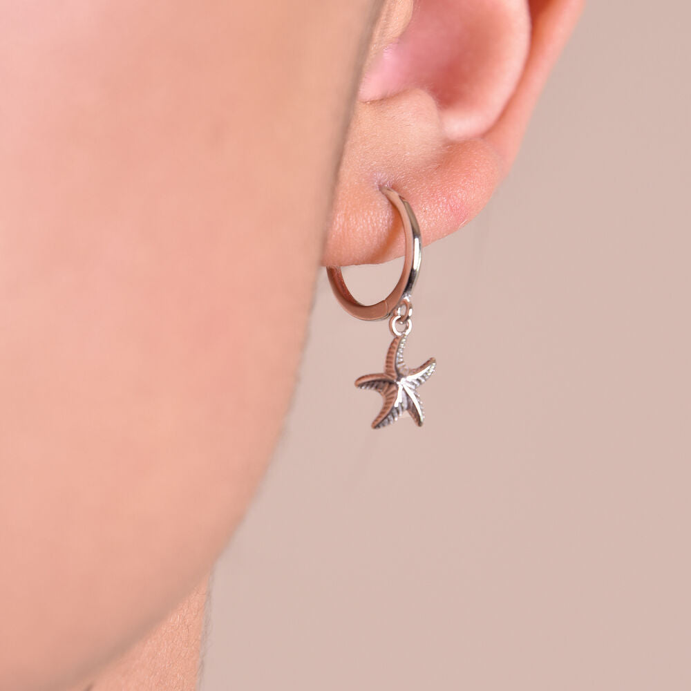 Culturesse Meri Dainty Starfish Drop Earrings