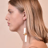 Culturesse Eilleen Golden Twirl Earrings