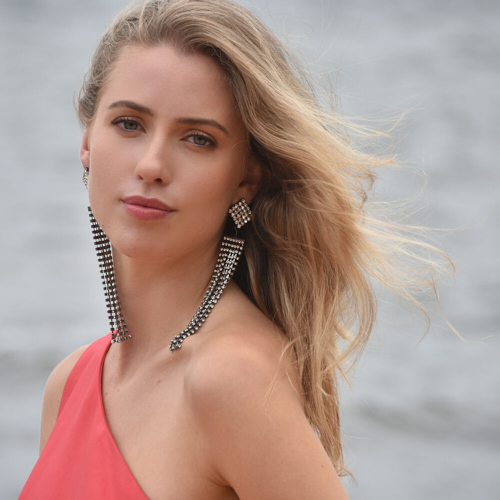 Culturesse Higher Attitude Statement Earrings