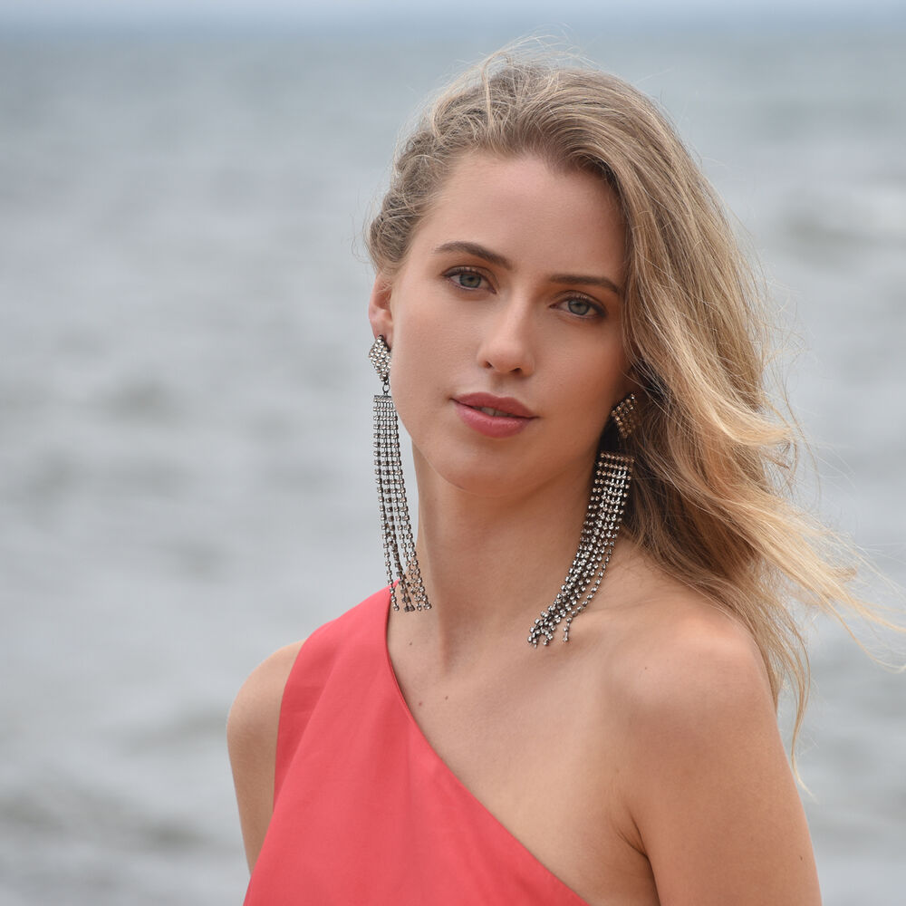 Culturesse Higher Attitude Statement Earrings