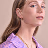 Culturesse Delphi 18K Dainty Shimmer Sleeper Earrings
