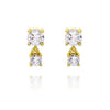 Culturesse Mora Gold Filled Double Drop Earrings