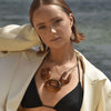 Culturesse Willow Runway Shell Art Earrings