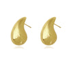 Culturesse Sloane Chunky Droplet Earrings (Gold)