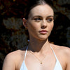 Culturesse Briar Sculptural Sparkle Hoop Earrings (Gold Vermeil)