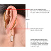 Culturesse Echo Artsy Ear Frame Earrings