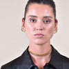 Culturesse Farren Modern Gold Loop Cuff Earrings