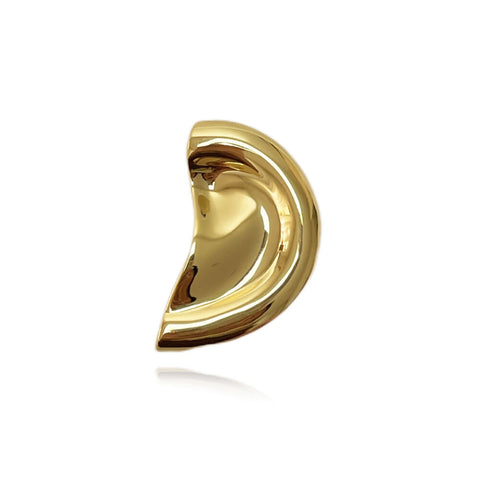 Culturesse Hanako Sculpture Ear Cuff (Gold Single Piece)