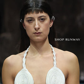 Culturesse Hanako Sculpture Ear Cuff (Silver Pair)
