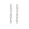 Culturesse Engaged Crystal Diamante Earrings