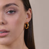 Culturesse Oria Premium Gold Hoop Earrings
