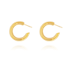 Culturesse Oria Premium Gold Hoop Earrings