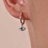 Culturesse Katia Dainty Evil Eye Drop Earrings