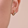 Culturesse Aliyah Dainty Evil Eye Hoop Earrings